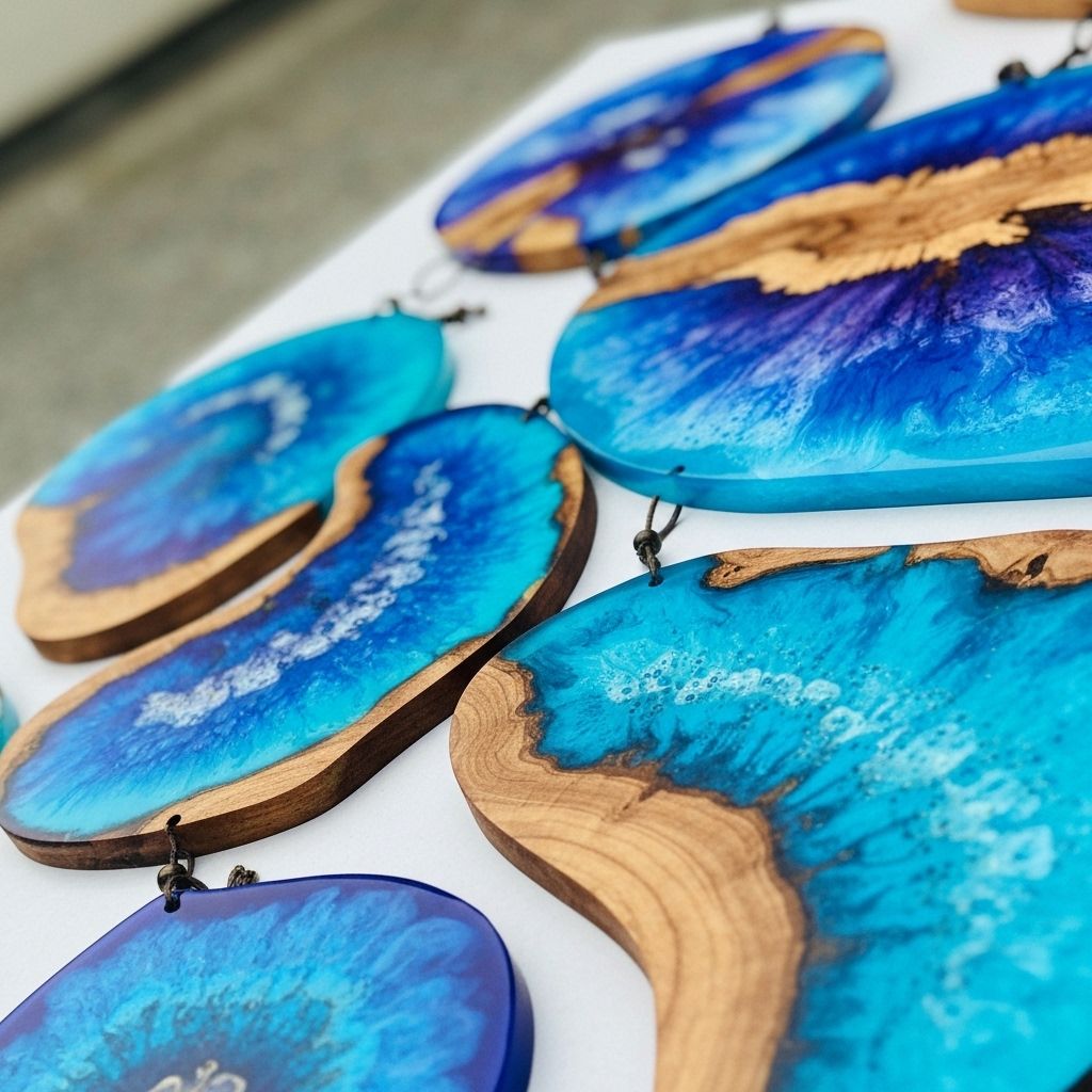 آویز تزیینی رزینی